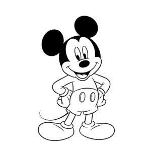 coloriage Mickey Mouse en ligne