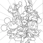 a imprimer coloriage Mickey Mouse gratuit