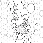 coloriage Mickey Mouse educatif pour enfant