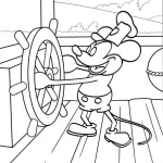 coloriage Mickey Mouse pour enfant de 6 ans