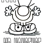 coloriage Monsieur Madame pour bebe a imprimer