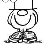 coloriage Monsieur Madame pour enfants a imprimer