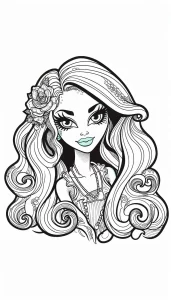 coloriage Monster High à imprimer gratuitement pdf