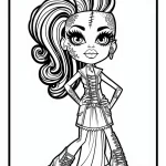 coloriage Monster High pour enfants a imprimer