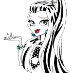 coloriage Monster High à imprimer pour enfant de 9 ans