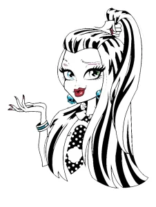 coloriage Monster High à imprimer pour enfant de 9 ans