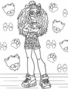 coloriage Monster High gratuit
