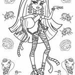 coloriage Monster High à imprimer pour enfants