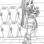 coloriage Monster High pour enfant de à imprimer