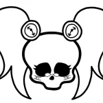 coloriage Monster High à imprimer pour enfant de 6 ans