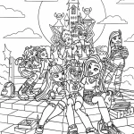 coloriage Monster High pour enfant de 7 ans