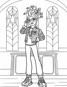 coloriage Monster High gratuit à imprimer