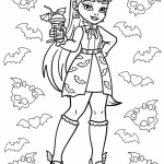 coloriage Monster High a imprimer pour enfant de 4 ans
