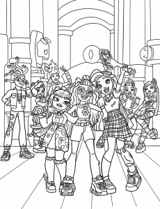 coloriage Monster High a dessiner et imprimer