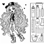 coloriage Monster High a dessiner et imprimer