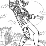 coloriage Monster High à imprimer pdf gratuit