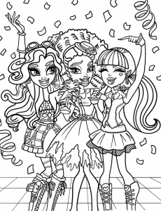 coloriage Monster High d