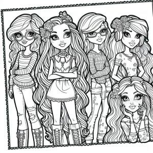 coloriage Monster High d