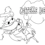 coloriage Mortelle Adele pour enfant de 7 ans