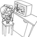 coloriage Mortelle Adele à imprimer pour enfant de 8 ans