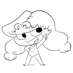 coloriage Mortelle Adele a colorier en ligne