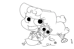 coloriage Mortelle Adele et dessins