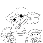 coloriage Mortelle Adele gratuit a imprimer