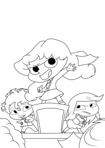 coloriage Mortelle Adele gratuit a imprimer