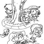coloriage Mortelle Adele à imprimer pour enfant de 2 ans