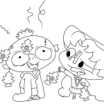 coloriage Mortelle Adele à imprimer gratuit