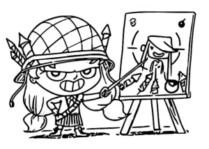 coloriage Mortelle Adele a dessiner en ligne