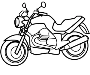 coloriage Moto pour enfant de 8 ans