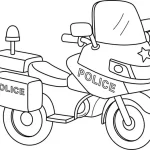 coloriage Moto et apprentissage