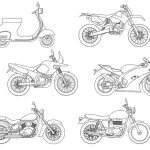coloriage Moto à imprimer pdf gratuit