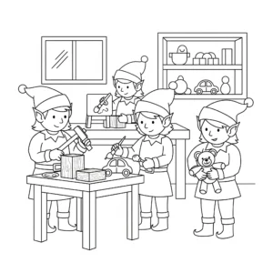 coloriage Noël à imprimer pour enfant de 10 ans