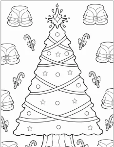 coloriage Noël et apprentissage