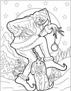 image de coloriage Noël pour enfant