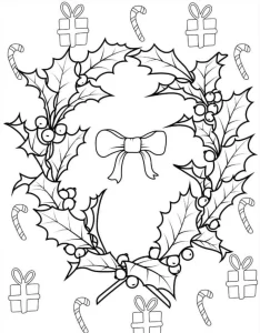 coloriage Noël à imprimer pdf gratuit