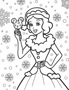 coloriage Noël à imprimer pour enfants