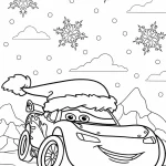 coloriage Noël à imprimer pour enfant de 10 ans