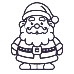 coloriage Noël pour enfant de 5 ans