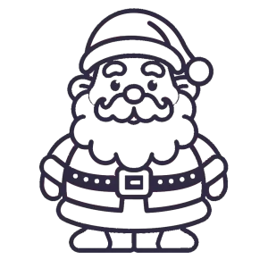 coloriage Noël pour enfant de 5 ans