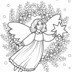coloriage Noël à imprimer pour enfant de 9 ans