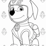 coloriage Pat Patrouille educatif pour enfant