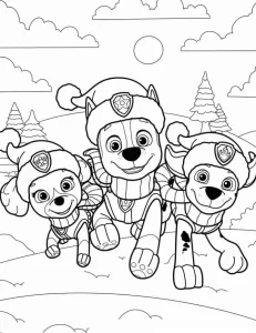 coloriage Pat Patrouille pour enfant