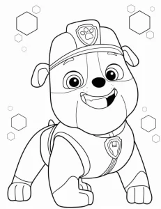 coloriage Pat Patrouille pour enfants a imprimer