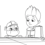 coloriage Pat Patrouille pour enfant de à imprimer