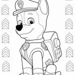 coloriage Pat Patrouille pour enfant de 5 ans