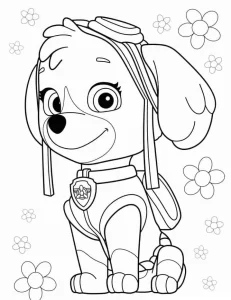 coloriage Pat Patrouille a imprimer gratuit
