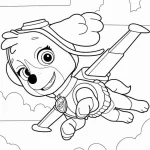 coloriage Pat Patrouille pour enfant de 10 ans
